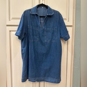 Woman’s Blue Denim Dress